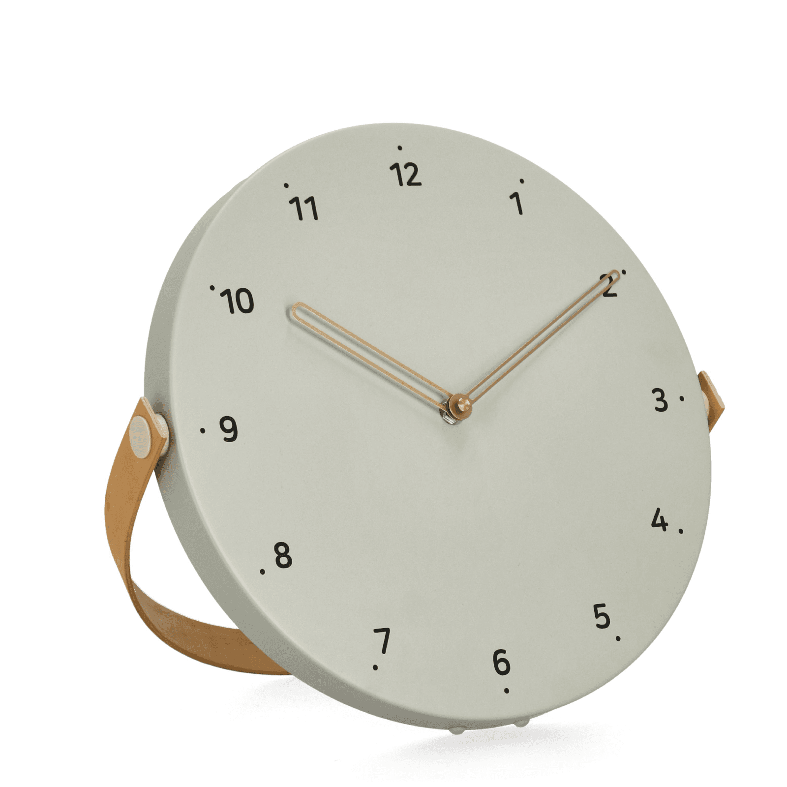 Orologio da parete "Josue" in metallo con manico Ø 32 cm in Orologi da parete Decor Space - Altamura, commercioVirtuoso.it