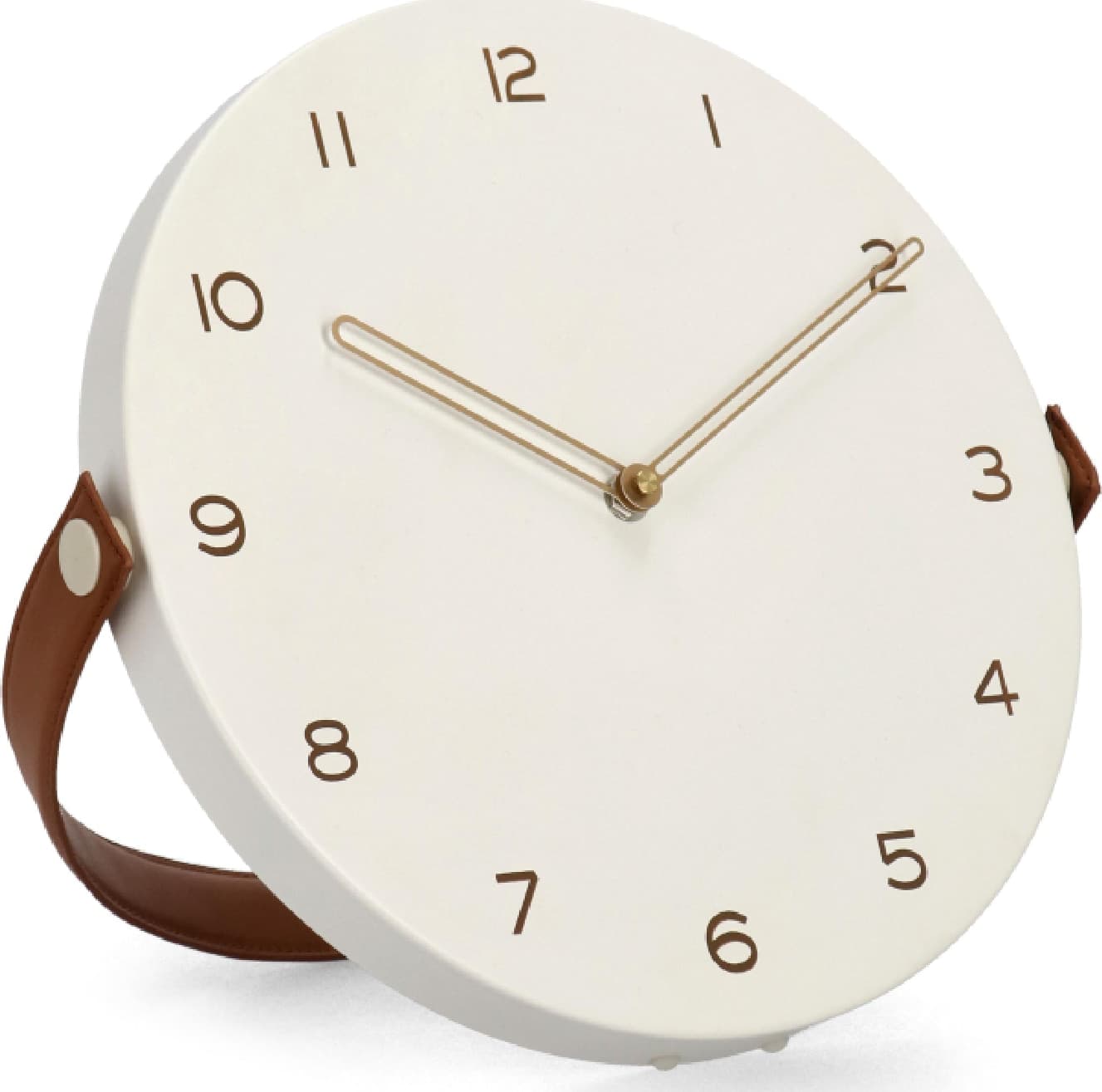 Orologio da parete "Josue" in metallo con manico Ø 32 cm in Orologi da parete Decor Space - Altamura, commercioVirtuoso.it