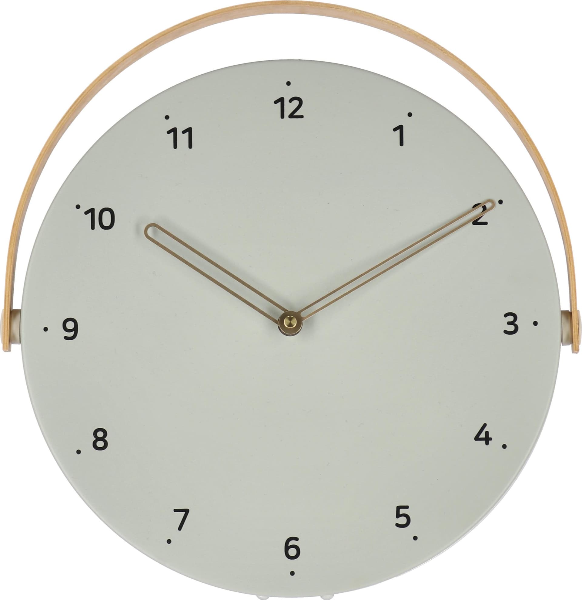 Orologio da parete "Josue" in metallo con manico Ø 32 cm in Orologi da parete Decor Space - Altamura, commercioVirtuoso.it