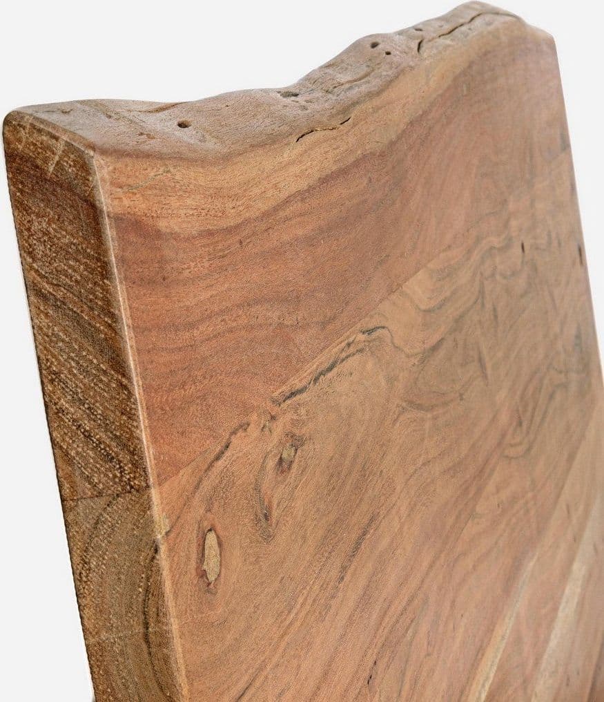 Letto a due posti "Aron" con Struttura in legno di acacia, stile moderno in Materassi Decor Space - Altamura, commercioVirtuoso.it