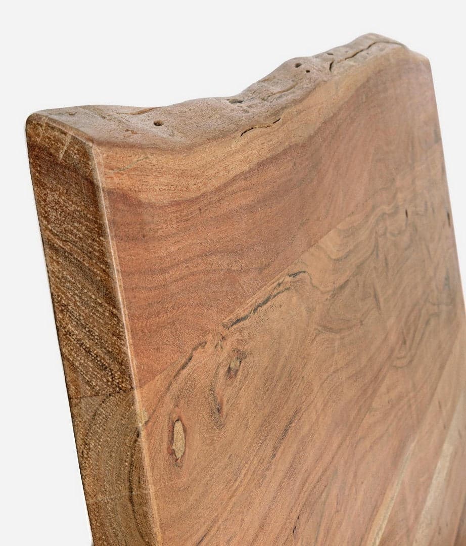 Letto a due posti "Aron" con Struttura in legno di acacia, stile moderno in Materassi Decor Space - Altamura, commercioVirtuoso.it