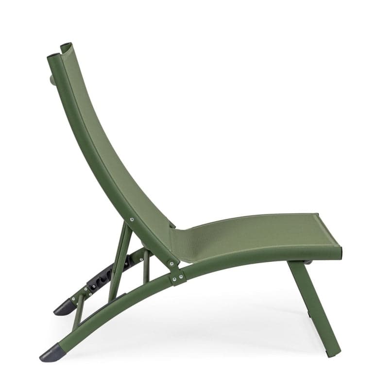Poltrona Lounge reclinabile "Taylor" struttura in alluminio, da 53 x 166.5 x 90 cm in Poltrone Decor Space - Altamura, commercioVirtuoso.it