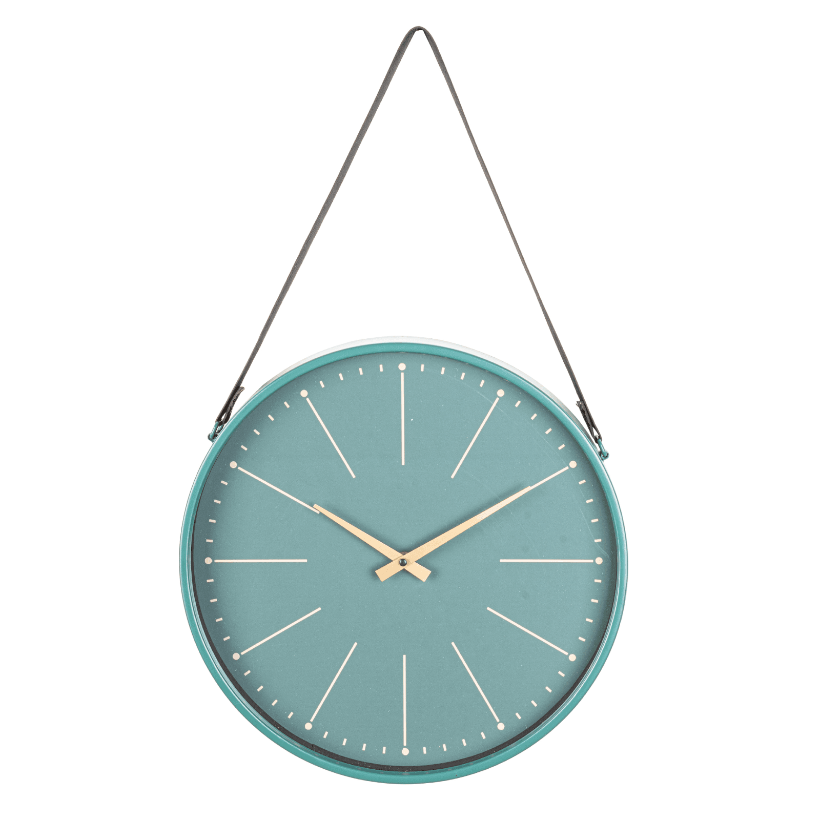 Orologio da parete "Timely"  in acciaio a batteria h 40x6x66 cm in Orologi da parete Decor Space - Altamura, commercioVirtuoso.it