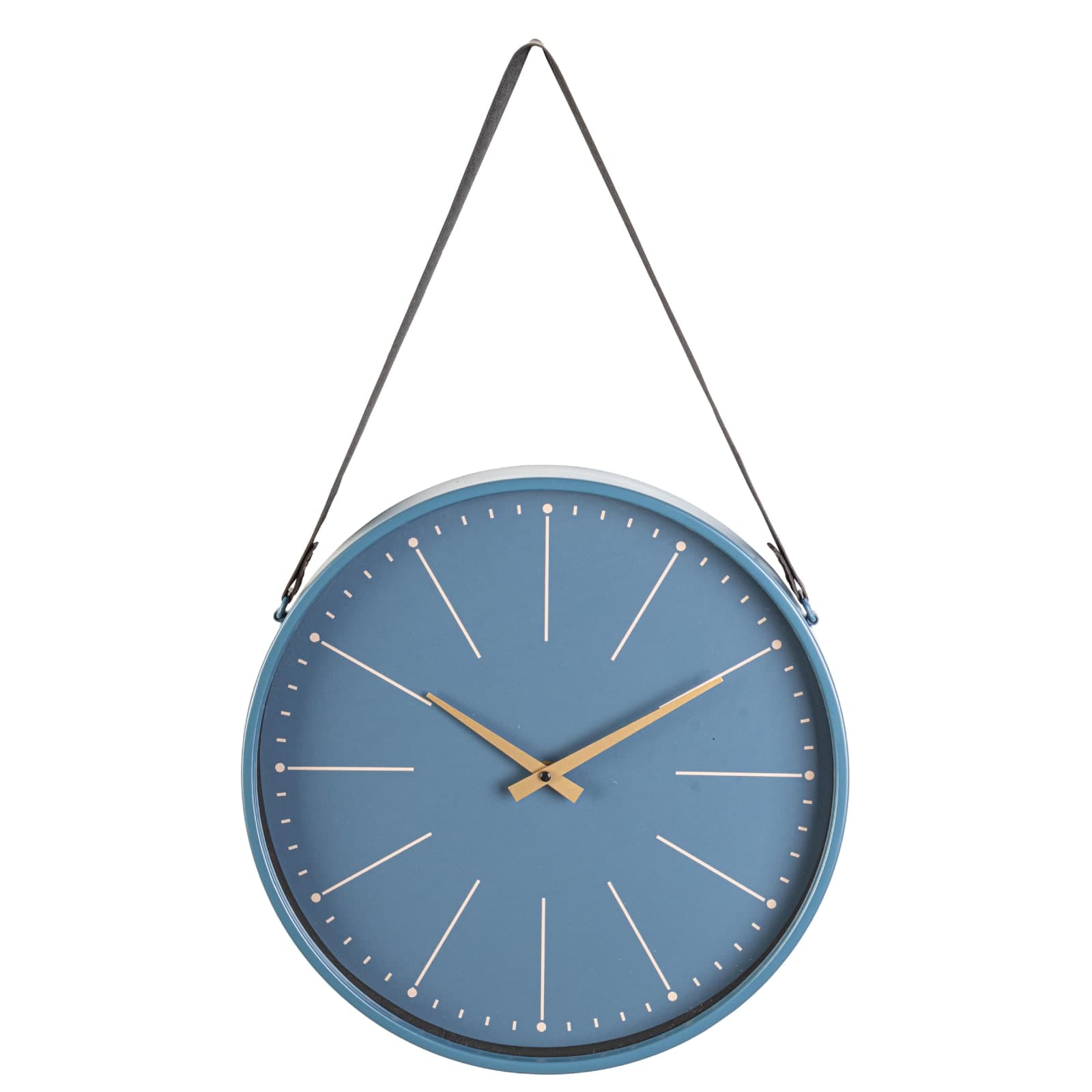 Orologio da parete "Timely"  in acciaio a batteria h 40x6x66 cm in Orologi da parete Decor Space - Altamura, commercioVirtuoso.it