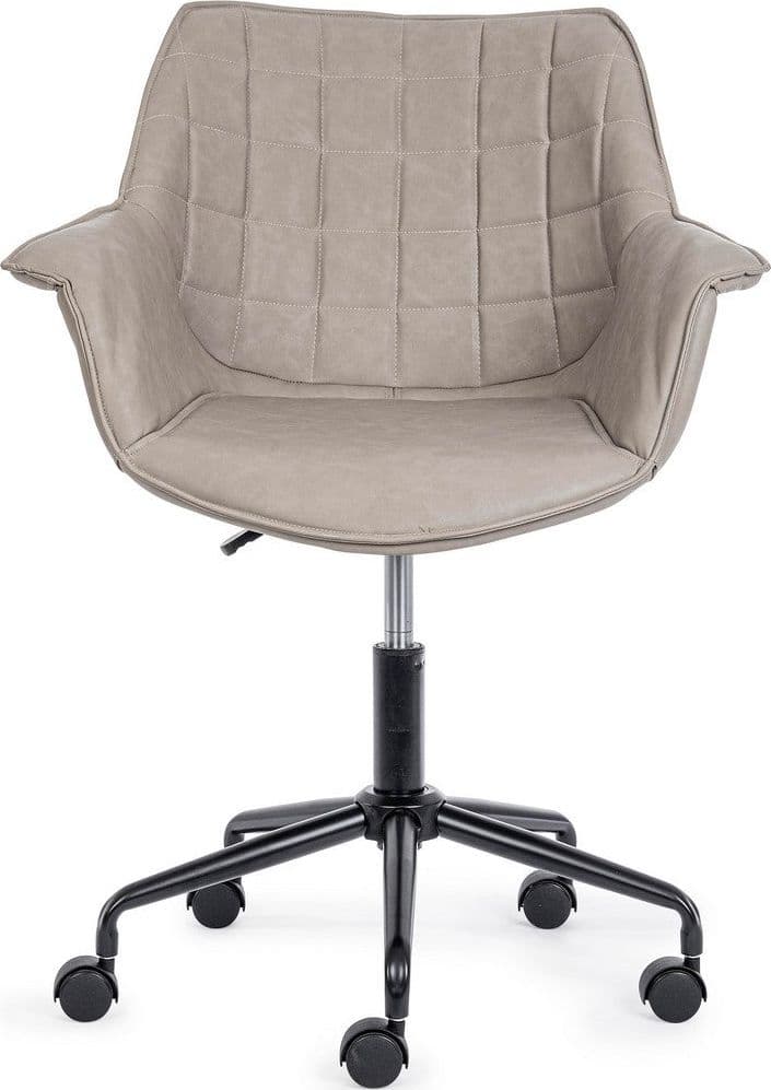 Poltrona "Joshua" da ufficio ergonomica, rivestimento in similpelle con braccioli e ruote in Poltrone Decor Space - Altamura, commercioVirtuoso.it
