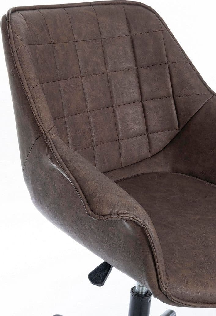 Poltrona "Joshua" da ufficio ergonomica, rivestimento in similpelle con braccioli e ruote in Poltrone Decor Space - Altamura, commercioVirtuoso.it