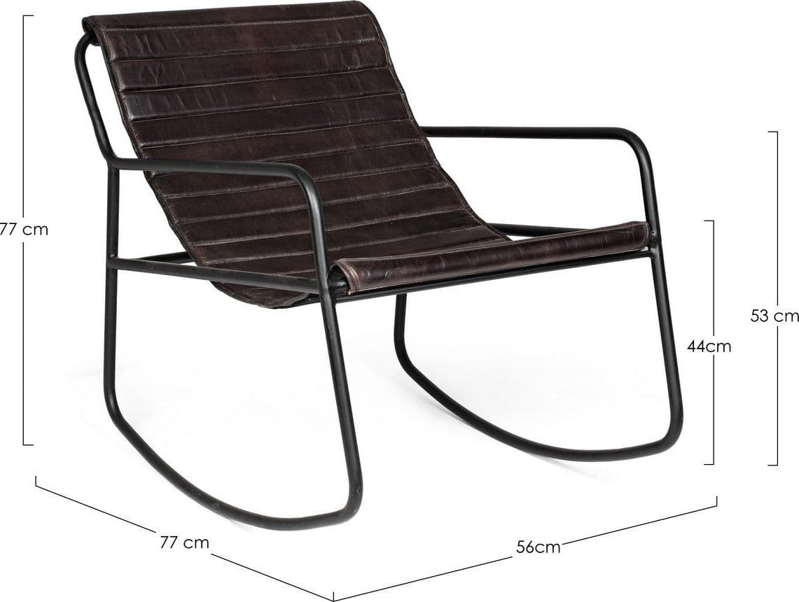 Poltrona "Karisma" per interno, Struttura In Acciaio 59 x 77 x 77h cm - 2