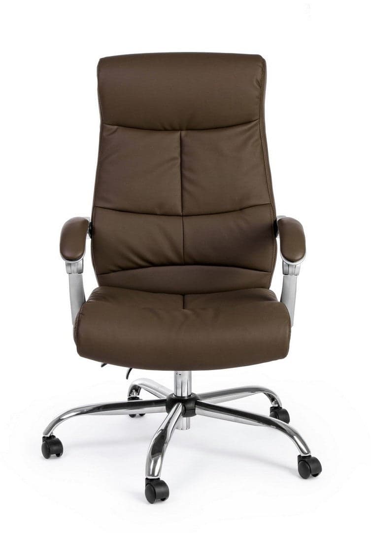 Sedia "Lisbona" da ufficio ergonomica con braccioli, altezza regolabile, schienale reclinabile in Poltrone Decor Space - Altamura, commercioVirtuoso.it