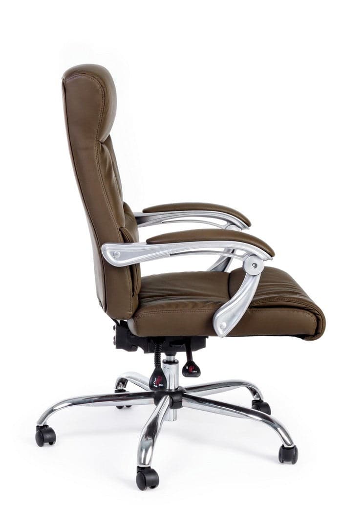 Sedia "Lisbona" da ufficio ergonomica con braccioli, altezza regolabile, schienale reclinabile in Poltrone Decor Space - Altamura, commercioVirtuoso.it