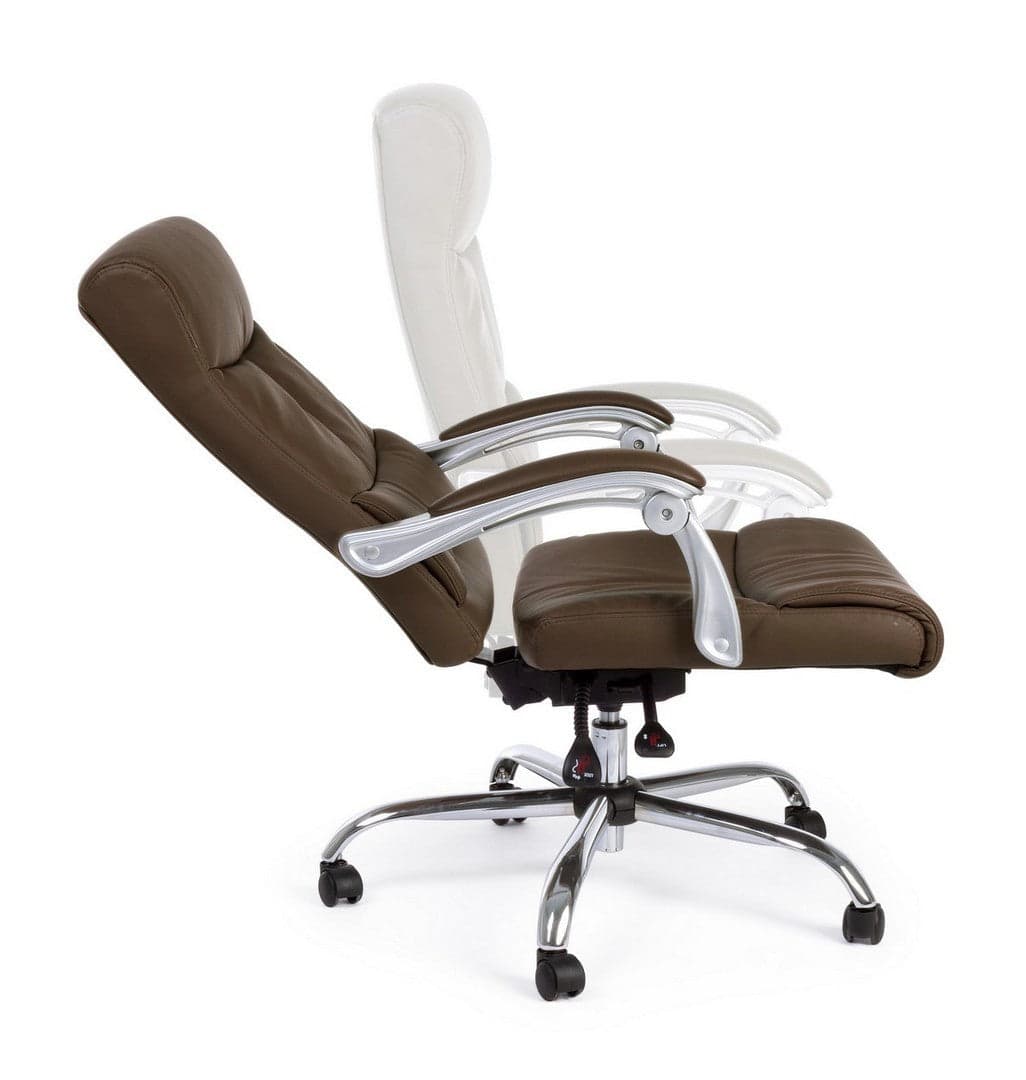 Sedia "Lisbona" da ufficio ergonomica con braccioli, altezza regolabile, schienale reclinabile in Poltrone Decor Space - Altamura, commercioVirtuoso.it