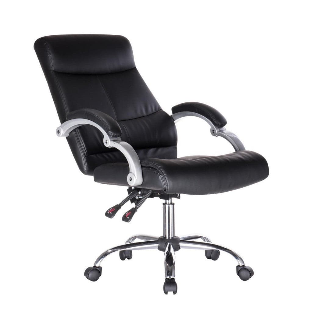 Sedia "Lisbona" da ufficio ergonomica con braccioli, altezza regolabile, schienale reclinabile in Poltrone Decor Space - Altamura, commercioVirtuoso.it