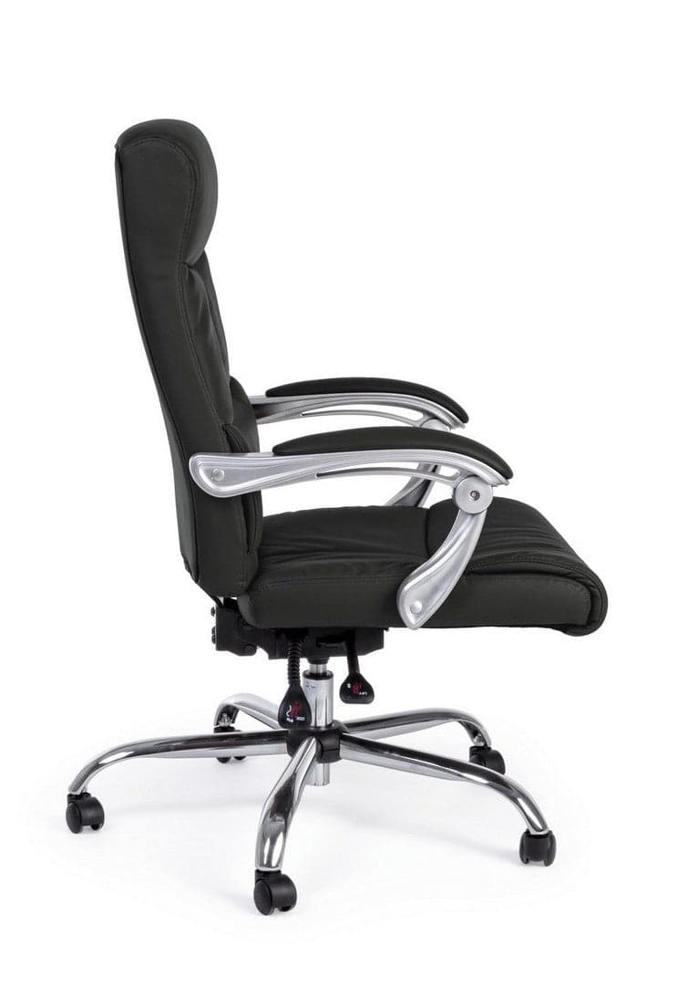 Sedia "Lisbona" da ufficio ergonomica con braccioli, altezza regolabile, schienale reclinabile in Poltrone Decor Space - Altamura, commercioVirtuoso.it