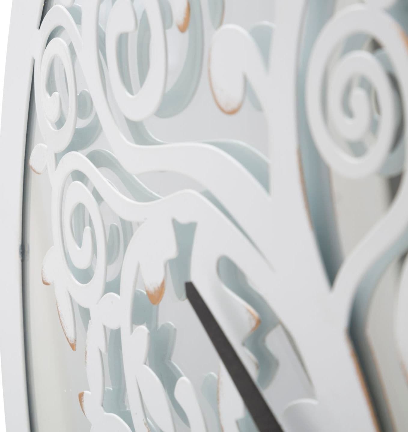 Orologio da parete con albero colore bianco per salotto e cucina in Orologi da parete Decor Space - Altamura, commercioVirtuoso.it