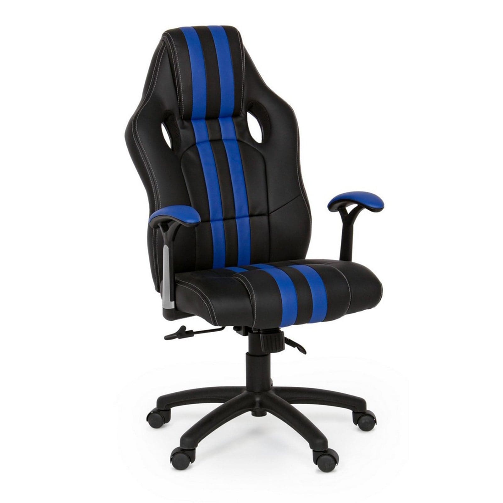 Poltrona "Spider" da gaming ed ufficio ergonomica, con braccioli, schienale reclinabile e ruote - 24