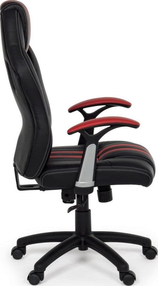 Poltrona "Spider" da gaming ed ufficio ergonomica, con braccioli, schienale reclinabile e ruote - 24