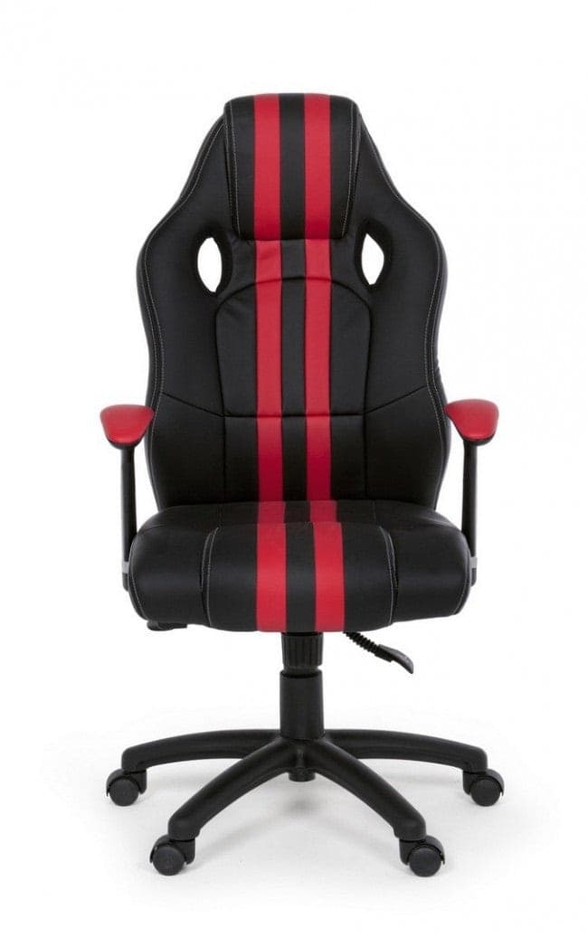 Poltrona "Spider" da gaming ed ufficio ergonomica, con braccioli, schienale reclinabile e ruote - 28