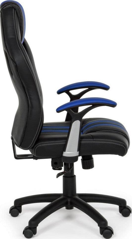Poltrona "Spider" da gaming ed ufficio ergonomica, con braccioli, schienale reclinabile e ruote - 33