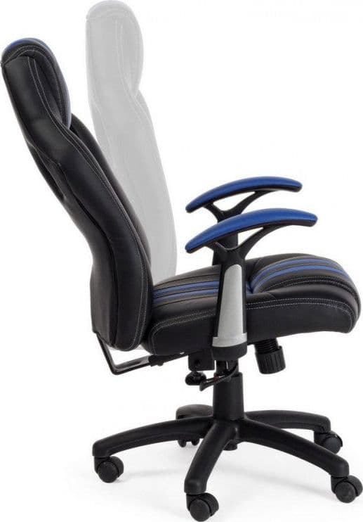 Poltrona "Spider" da gaming ed ufficio ergonomica, con braccioli, schienale reclinabile e ruote - 35