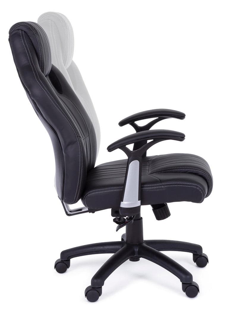 Poltrona "Spider" da gaming ed ufficio ergonomica, con braccioli, schienale reclinabile e ruote in Poltrone Decor Space - Altamura, commercioVirtuoso.it