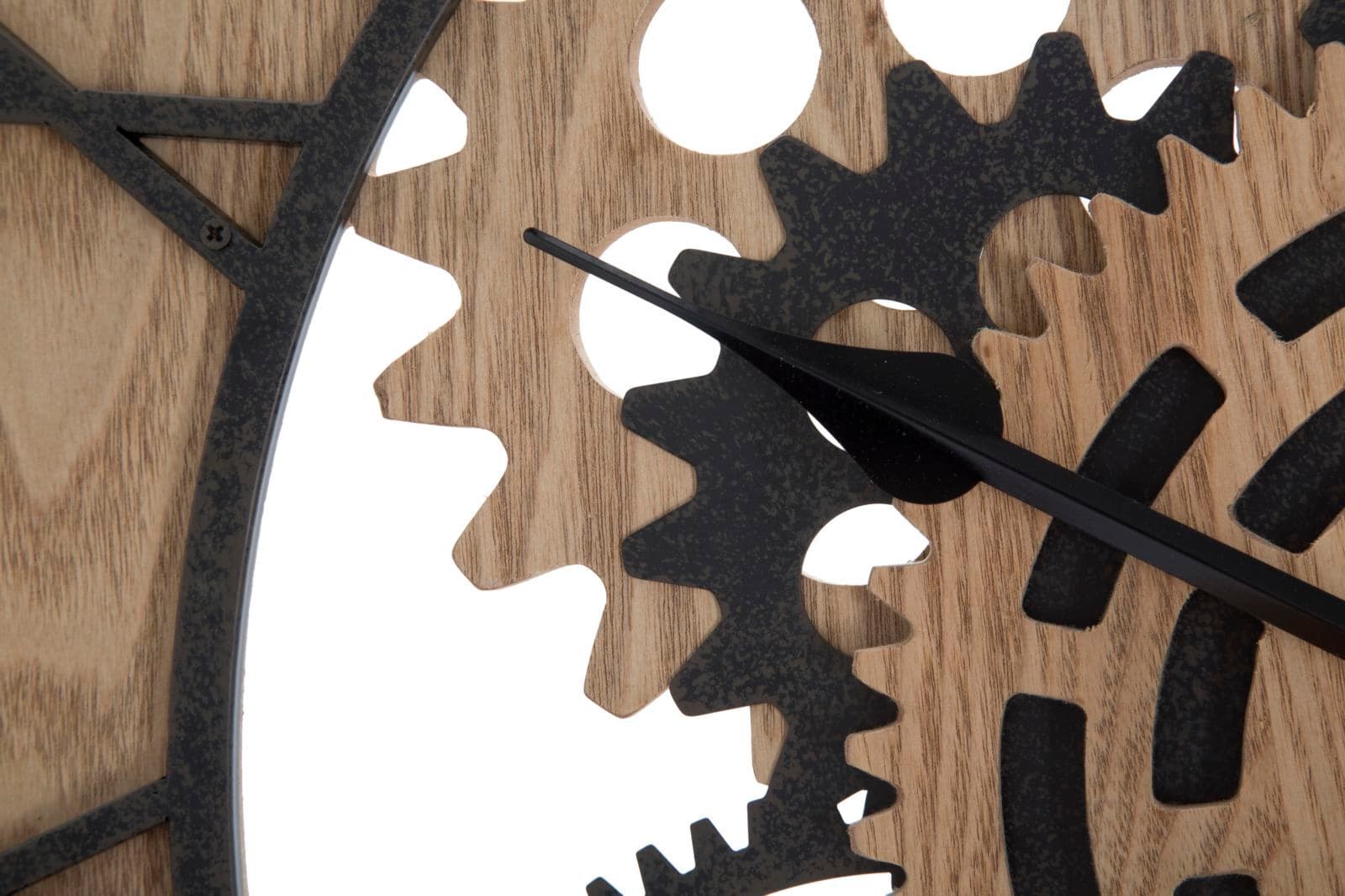 Orologio-da-parete-con-ingranaggi-in-ferro-e-legno-MDF-per-salotto-e-cucina