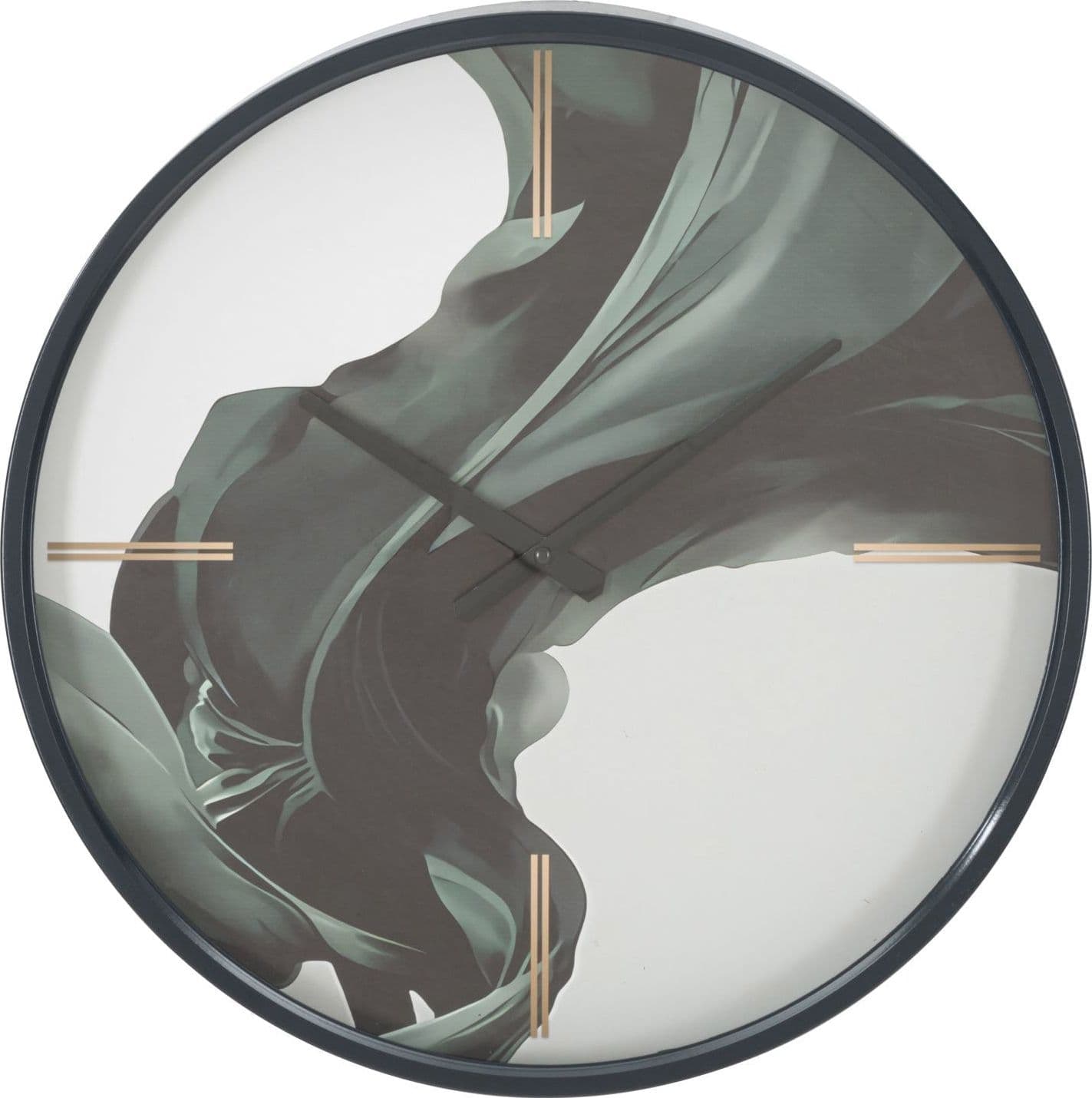 Orologio da parete con sfumature verdi per salotto e cucina in Orologi da parete Decor Space - Altamura, commercioVirtuoso.it