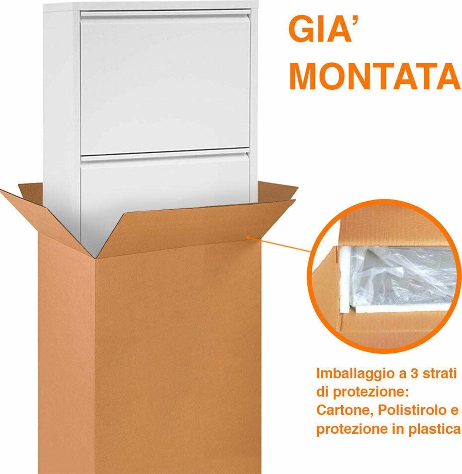 Scarpiera-Slim-in-metallo-Nero-con-ante-basculanti-porta-scarpe-salvaspazio-da-interno