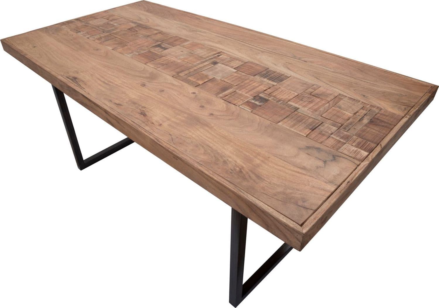 Tavolo "Mumbai" in legno di acacia per cucina e soggiorno 175 x 90 cm in Tavoli da sala da pranzo Decor Space - Altamura, commercioVirtuoso.it