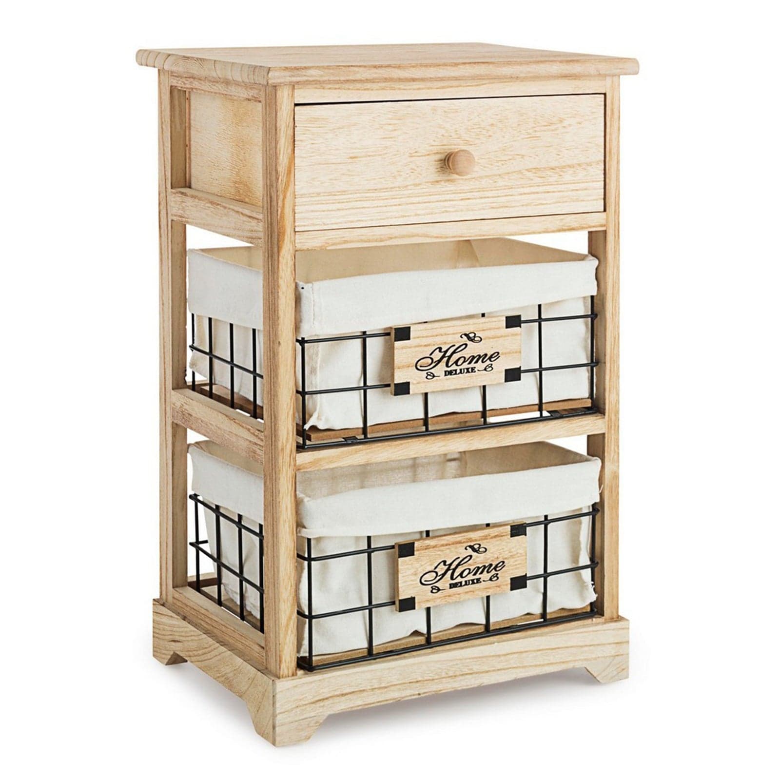 Cassettiera "Home Deluxe" per interno, con 3 Cassetti, 40 x 30 x 62 cm in Cassettiere Decor Space - Altamura, commercioVirtuoso.it