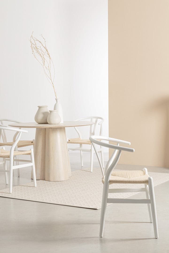 Tavolo "Nassor" struttura in legno di mango, per interno ed esterno 120 x 77h cm in Tavoli da sala da pranzo Decor Space - Altamura, commercioVirtuoso.it