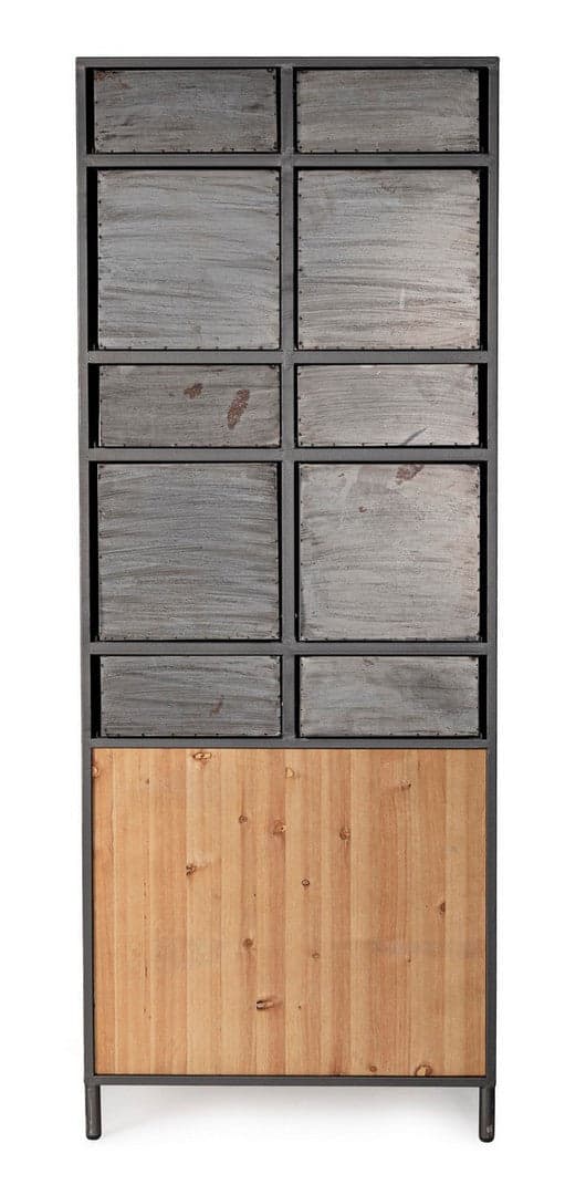Cassettiera "Store" per interno, con 2 Ante-10 Cassetti, 71 x 38.5 x 176 cm in Cassettiere Decor Space - Altamura, commercioVirtuoso.it