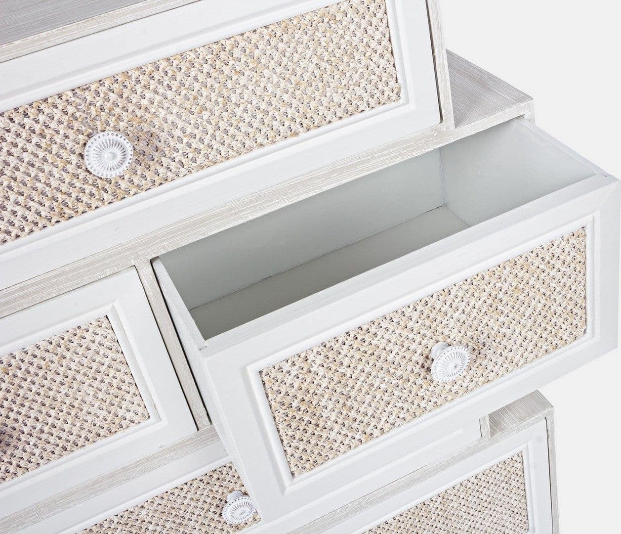 Cassettiera "Montiel" per interno, con 6 Cassetti, 66.5 x 36.5 x 76.5 cm in Cassettiere Decor Space - Altamura, commercioVirtuoso.it