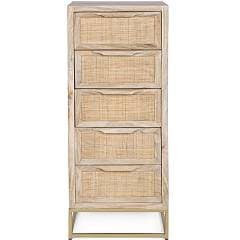 Cassettiera "Exor" per interno, con 5 Cassetti, 50 x 40 x 109 cm in Cassettiere Decor Space - Altamura, commercioVirtuoso.it
