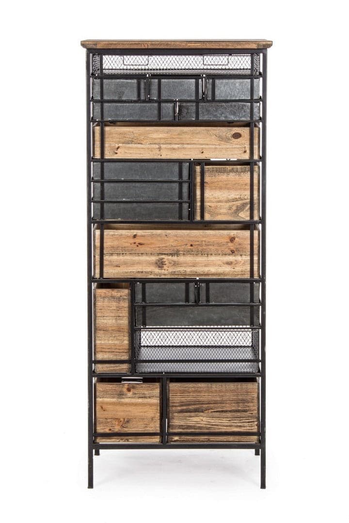 Cassettiera "Officina" per interno, con 25 Cassetti-1 Ante, 82 x 37.5 x 138.5 cm in Cassettiere Decor Space - Altamura, commercioVirtuoso.it