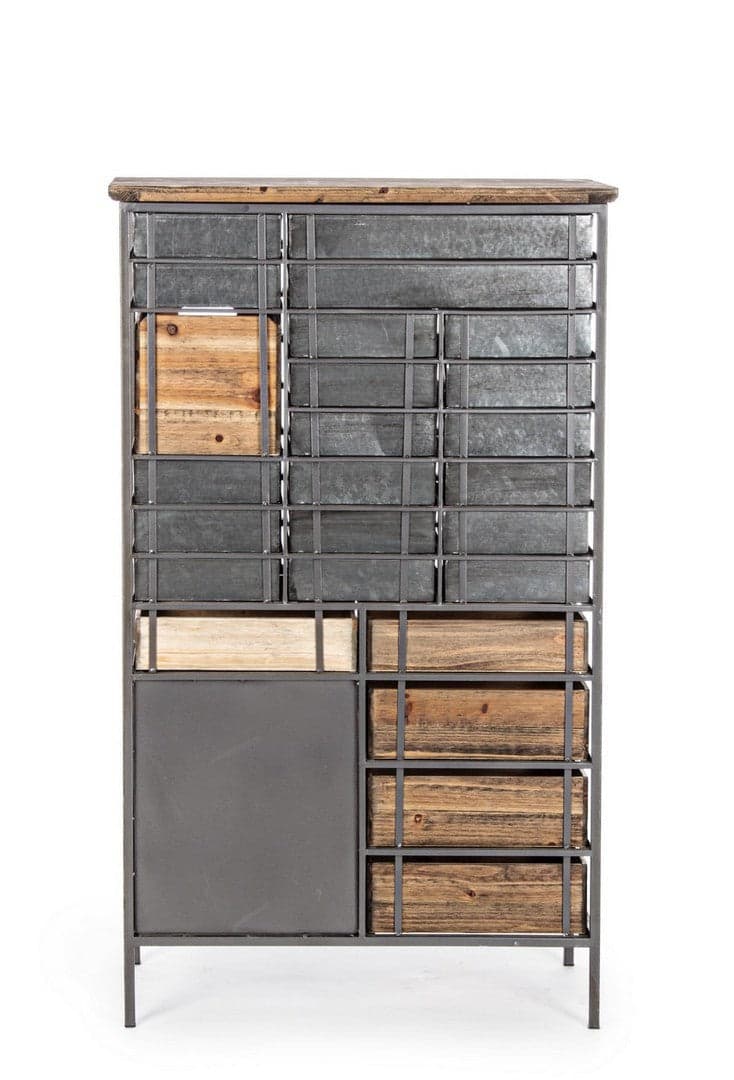 Cassettiera "Officina" per interno, con 25 Cassetti-1 Ante, 82 x 37.5 x 138.5 cm in Cassettiere Decor Space - Altamura, commercioVirtuoso.it