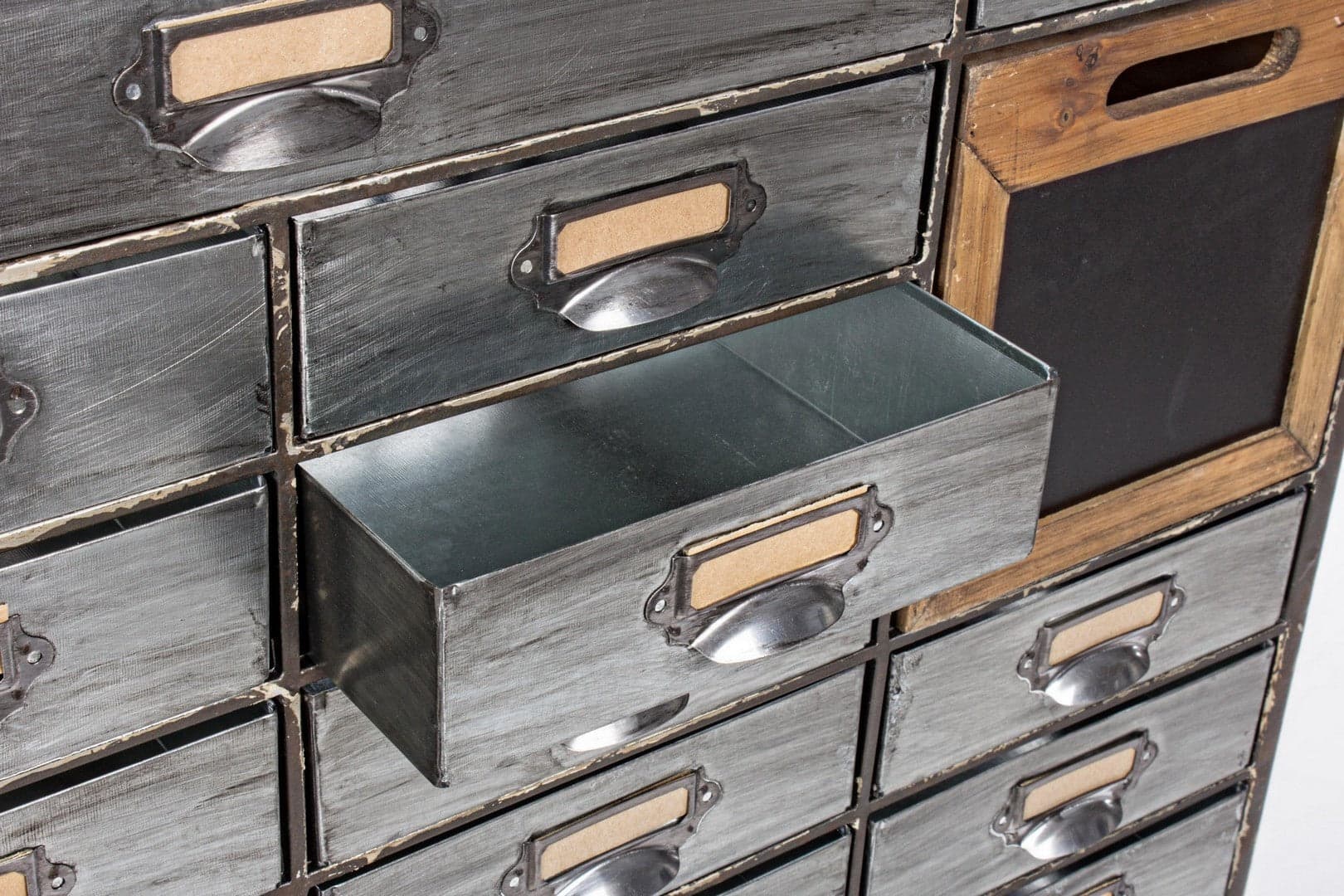 Cassettiera "Officina" per interno, con 25 Cassetti-1 Ante, 82 x 37.5 x 138.5 cm in Cassettiere Decor Space - Altamura, commercioVirtuoso.it