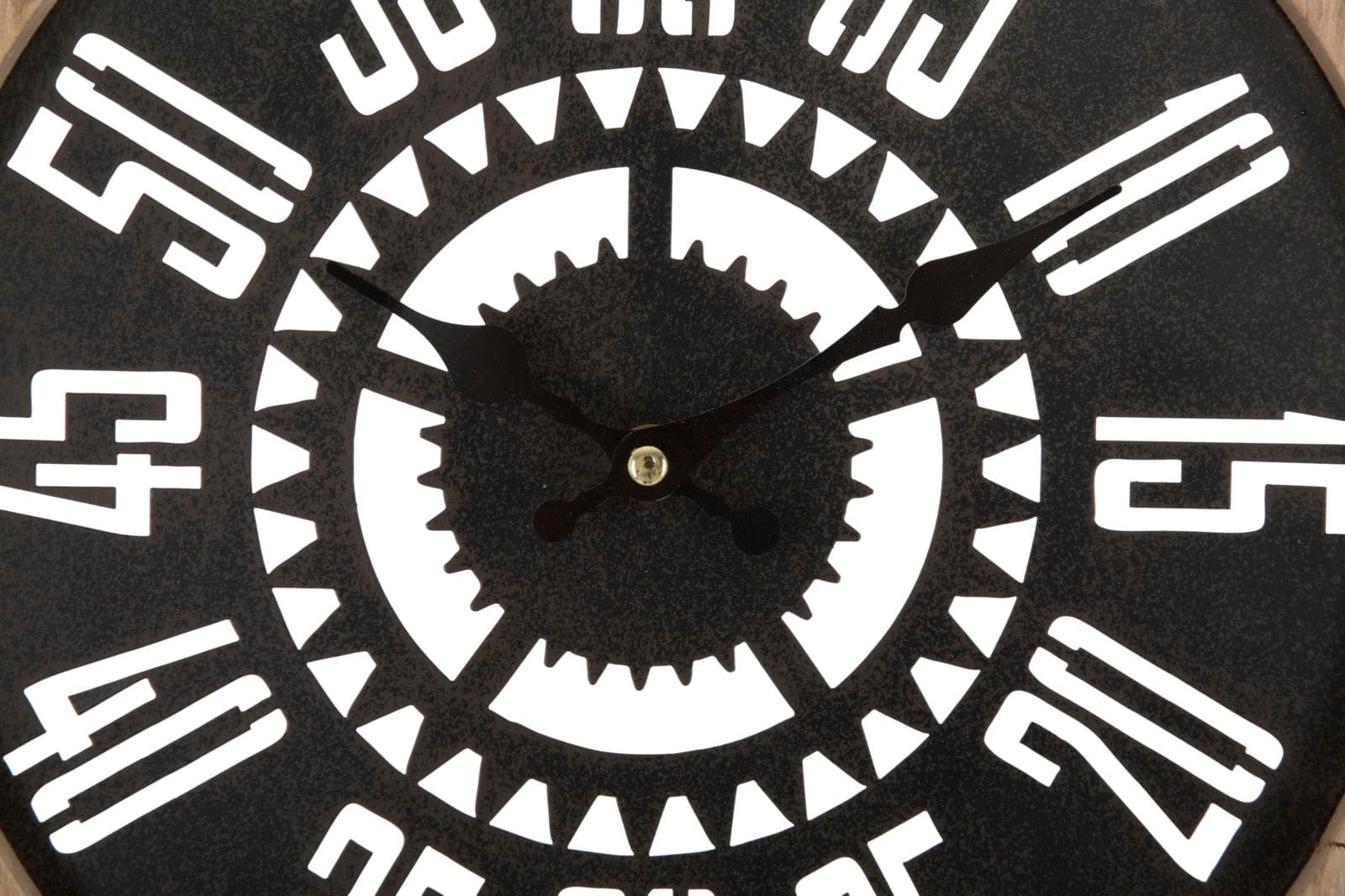 Orologio da parete triplo ingranaggio in legno MDF e ferro per salotto e cucina in Orologi da parete Decor Space - Altamura, commercioVirtuoso.it