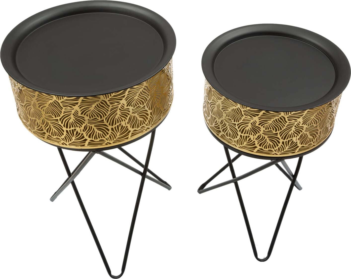 Tavolinetti-coppia-struttura-in-metallo-con-gambe-color-nero-per-interni-set-da-2