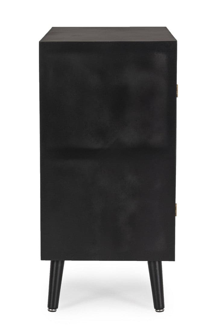 Mobile credenza "Josine" in mdf-legno di pino, inserti in rattan in Credenze Decor Space - Altamura, commercioVirtuoso.it