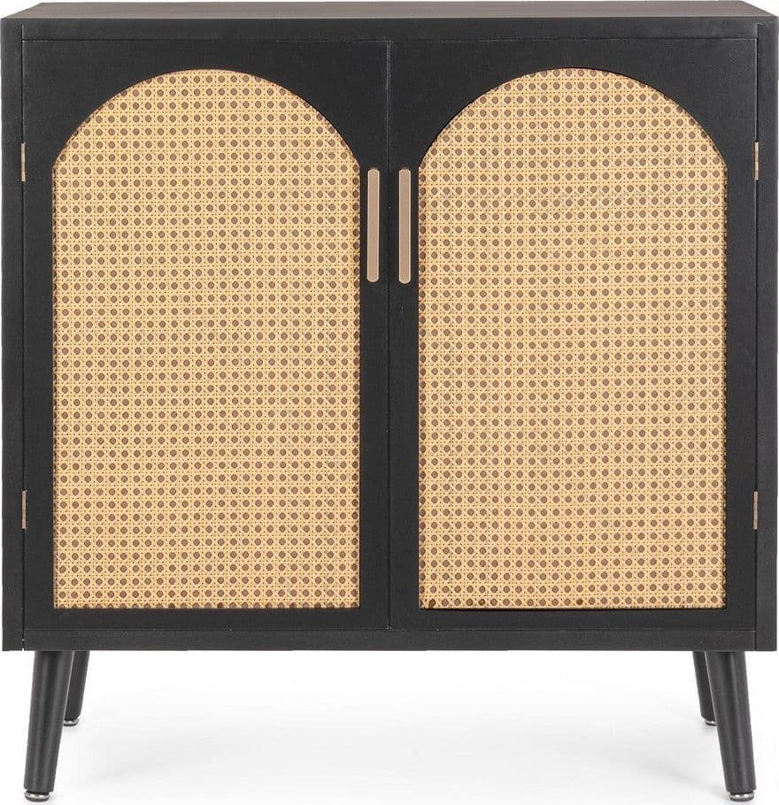 Mobile credenza "Josine" in mdf-legno di pino, inserti in rattan in Credenze Decor Space - Altamura, commercioVirtuoso.it