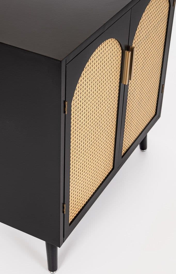 Mobile credenza "Josine" in mdf-legno di pino, inserti in rattan in Credenze Decor Space - Altamura, commercioVirtuoso.it