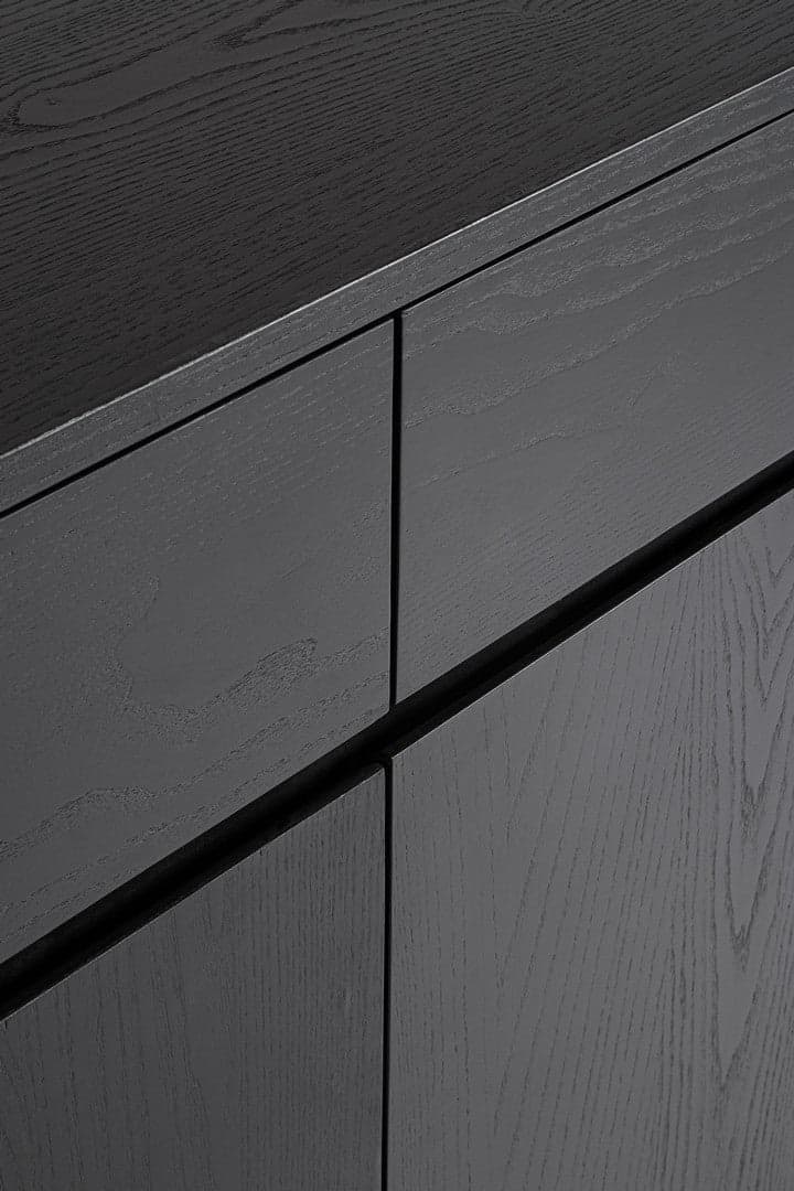Mobile credenza "Widald" in mdf-legno di frassino, gambe in acciaio, per interno - 23