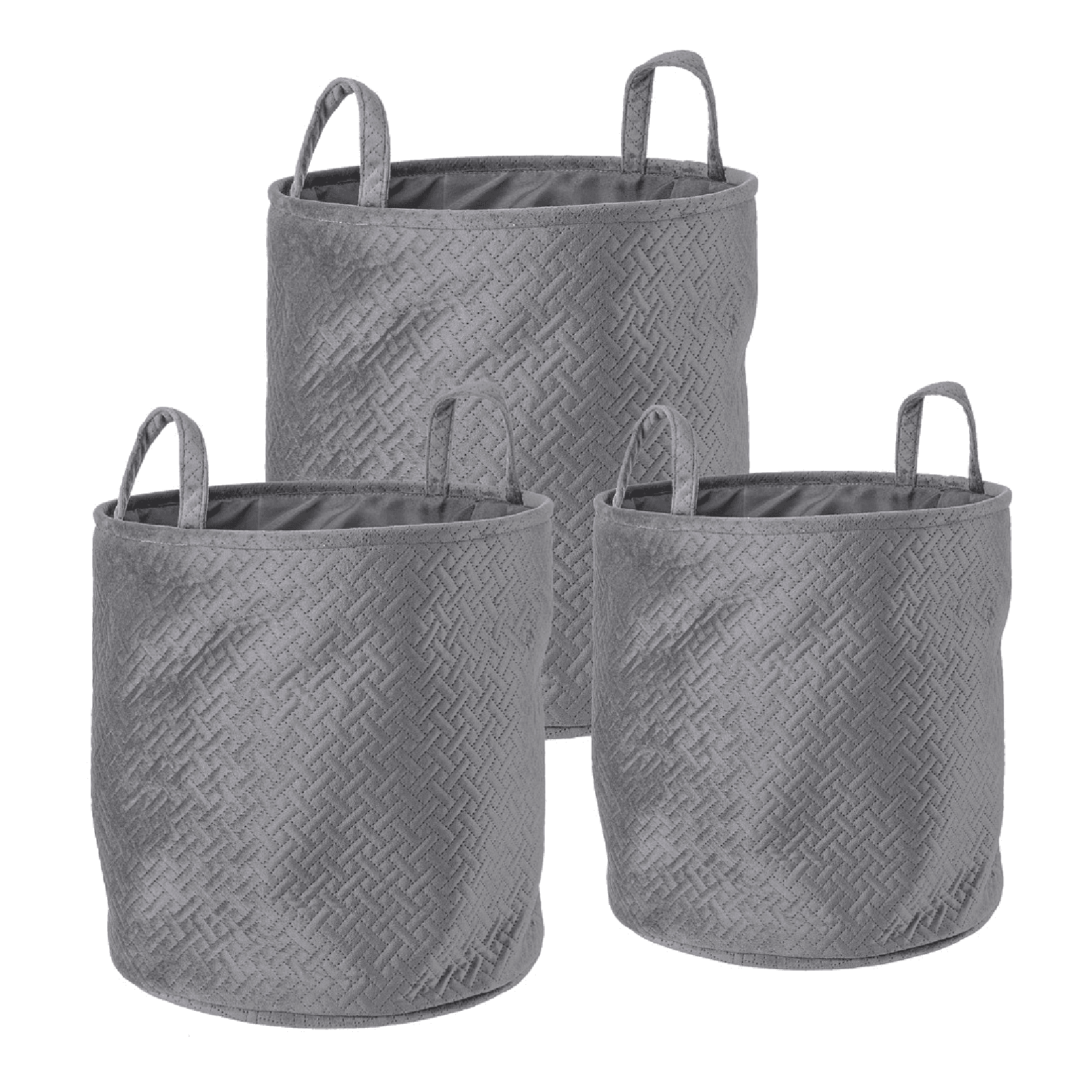 Set 3 porta oggetti 2 M "Averill" in poliestere in Organizer per cassetti Decor Space - Altamura, commercioVirtuoso.it