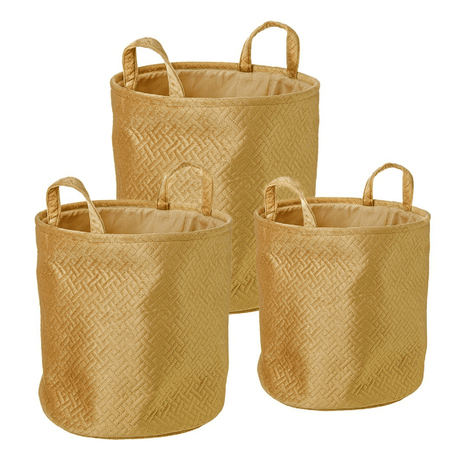Set 3 porta oggetti 2 M "Averill" in poliestere in Organizer per cassetti Decor Space - Altamura, commercioVirtuoso.it