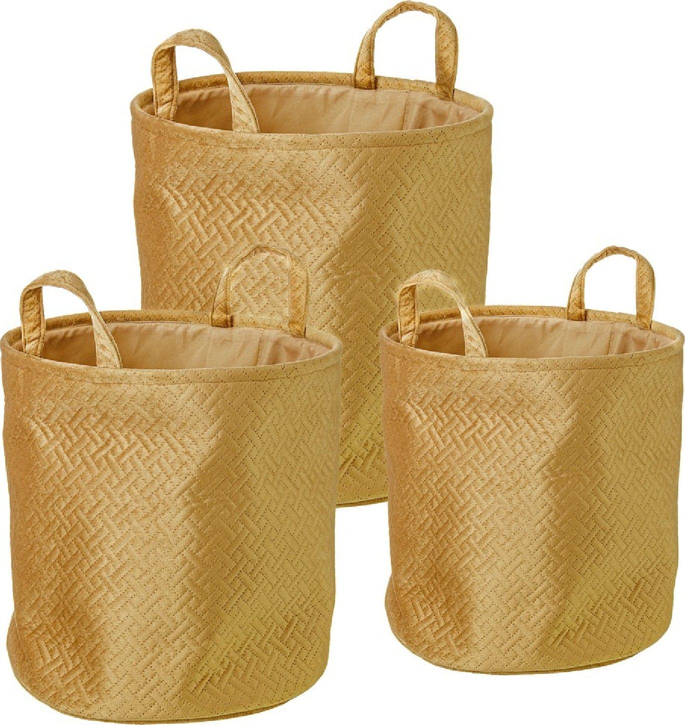 Set 3 porta oggetti 2 M "Averill" in poliestere in Organizer per cassetti Decor Space - Altamura, commercioVirtuoso.it