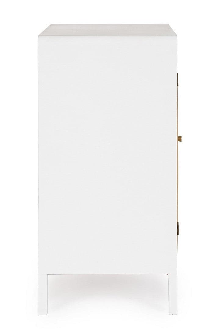 Mobile credenza "Allycia" in mdf-legno di frassino, gambe in acciaio, per interno - 28