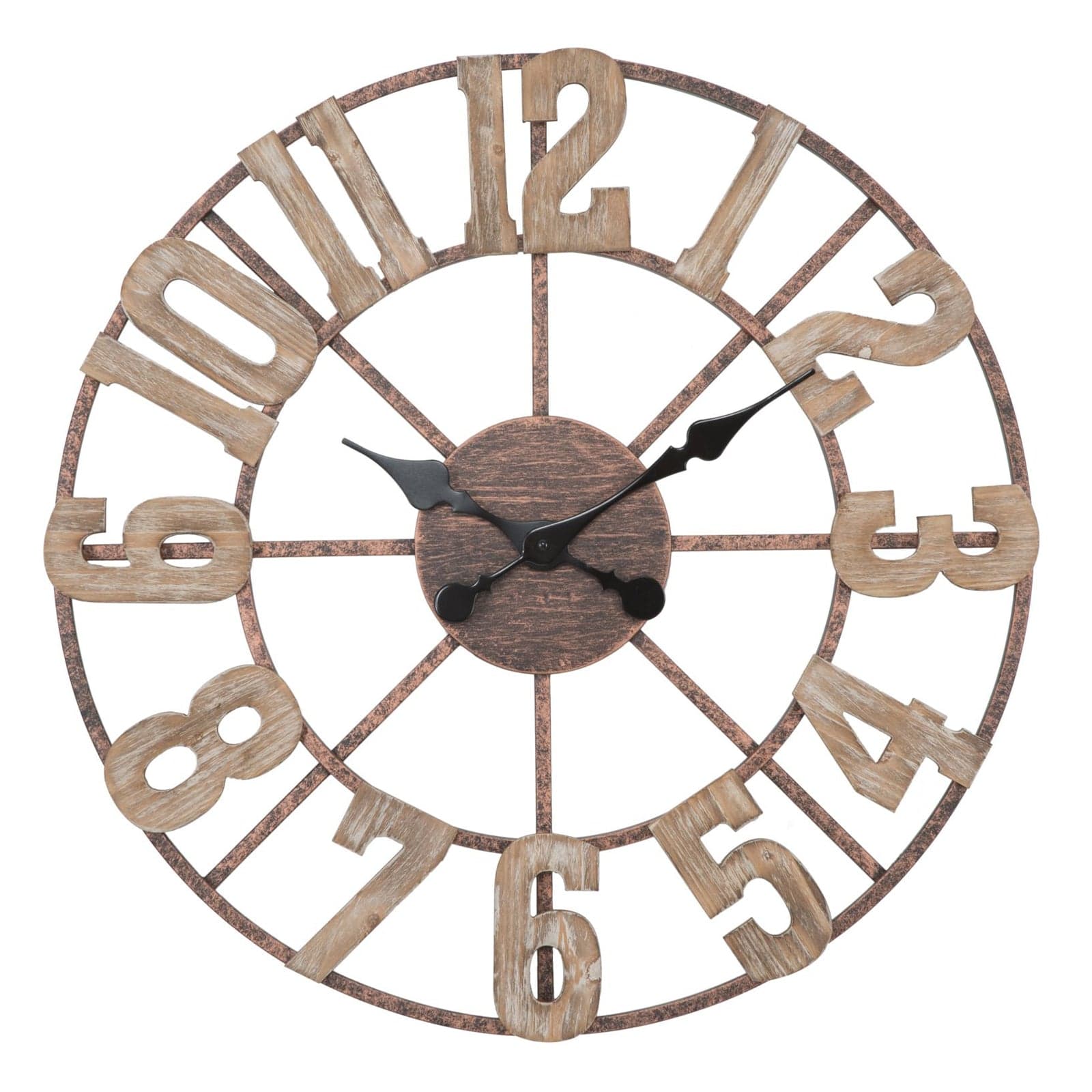 Orologio da parete in legno MDF per salotto e cucina in Orologi da parete Decor Space - Altamura, commercioVirtuoso.it