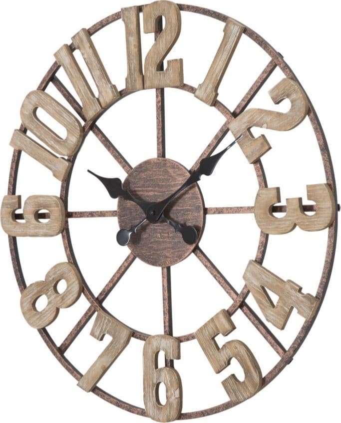 Orologio da parete in legno MDF per salotto e cucina in Orologi da parete Decor Space - Altamura, commercioVirtuoso.it