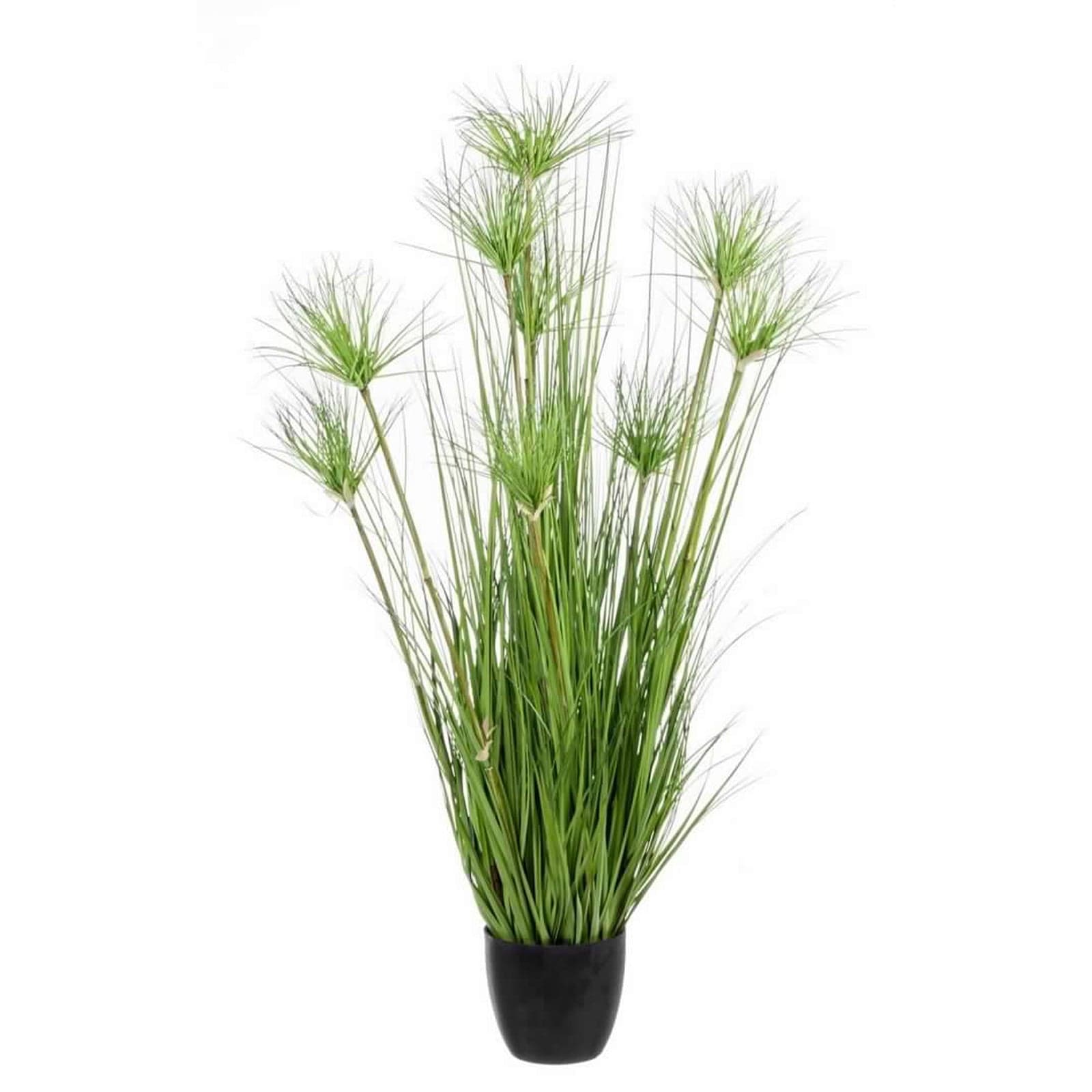 Pianta artificiale "Deserto" con vaso in plastica nero, modello paglia in Piante artificiali Decor Space - Altamura, commercioVirtuoso.it