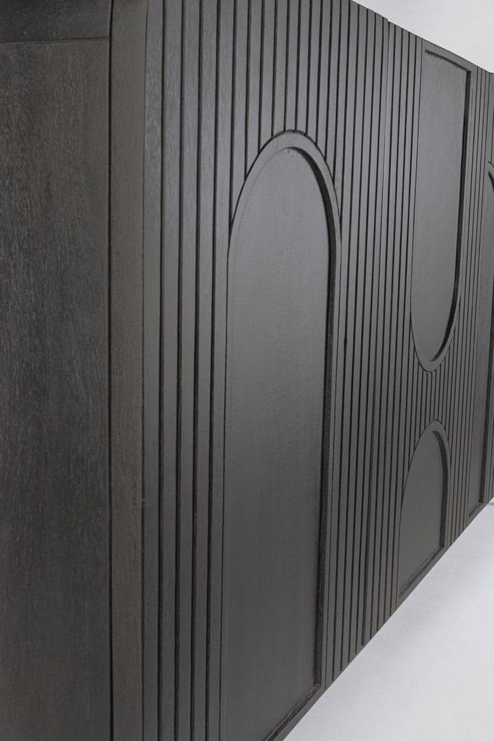 Credenza "Orissa" in legno di mango, color naturale, gambe in acciaio resistente - 21
