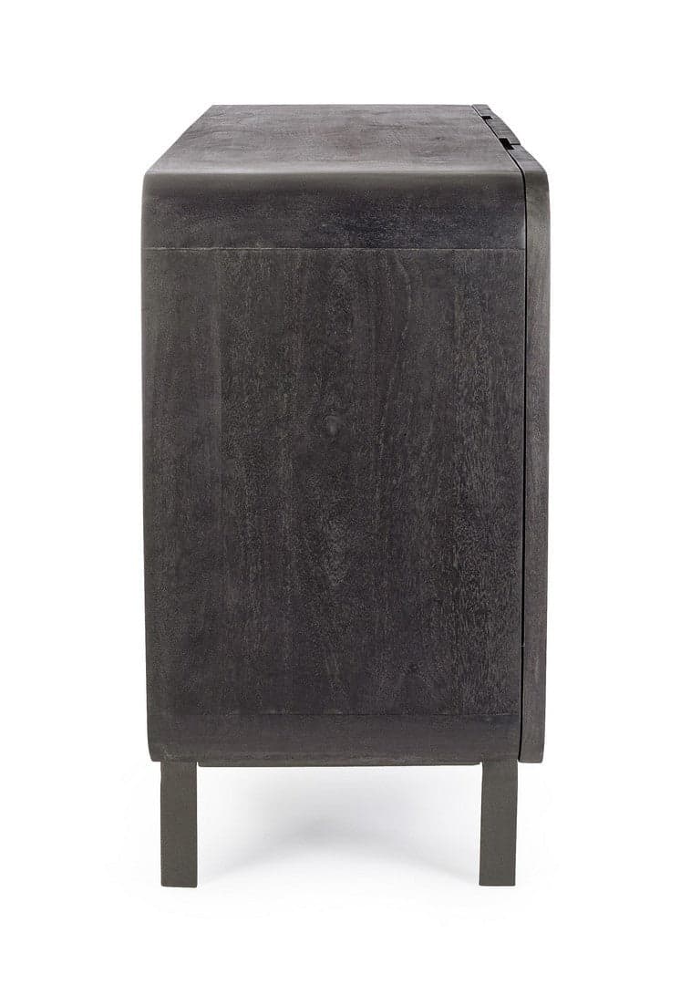 Credenza "Orissa" in legno di mango, color naturale, gambe in acciaio resistente - 25